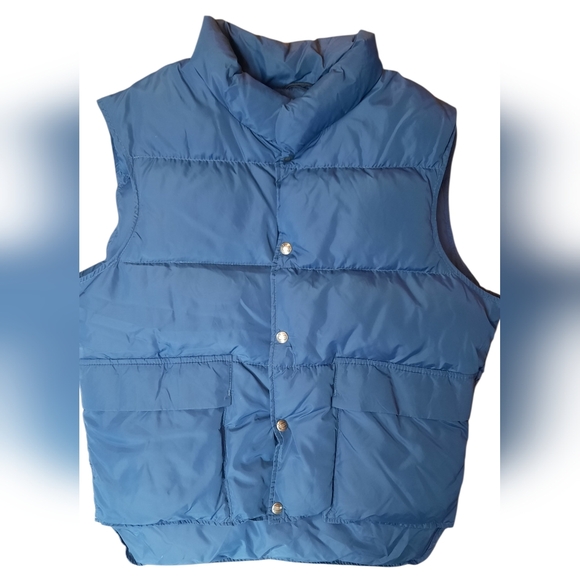 Woolrich Jackets & Blazers - Woolrich Womans Vintage Down Puffer Vest Medium Blue Outdoor Activewear Classic